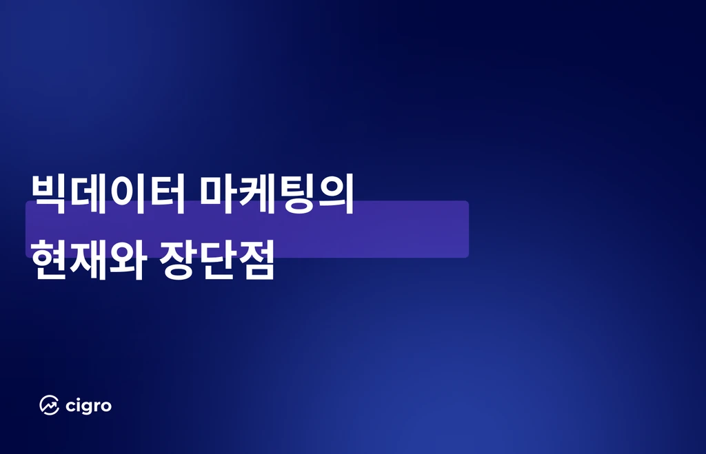 빅데이터 마케팅의 현재와 장단점